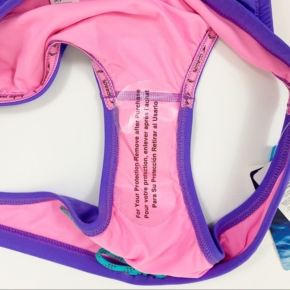 SPEEDO NWT XL Purple Bikini Bottoms - Picture 3 of 4